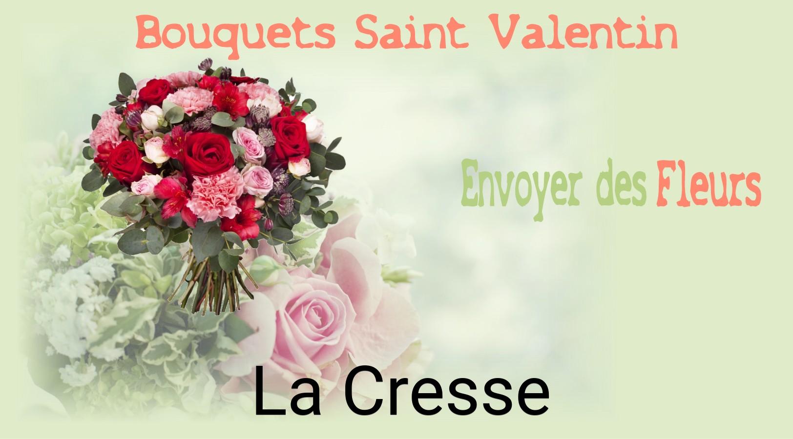 Roses de Saint-Valentin livrées à La Cresse